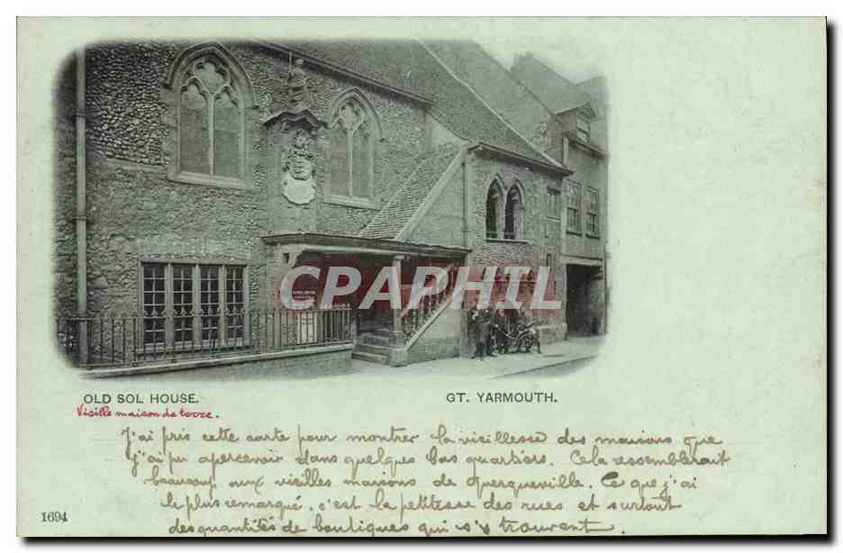 CPA Great Yarmouth Old Sol House