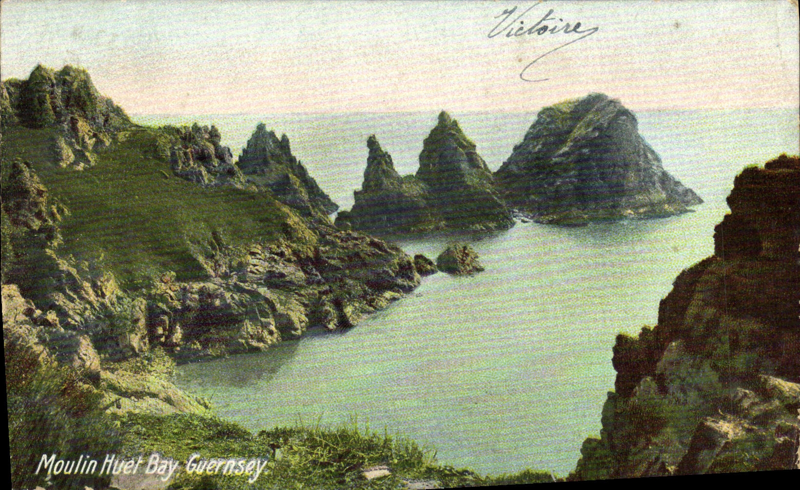 CPA Guernsey Moulin Huet Bay
