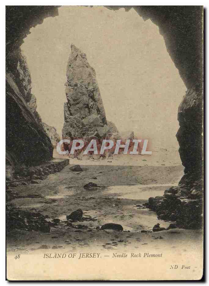 CPA Jersey Island Of Needle Rock Plemont