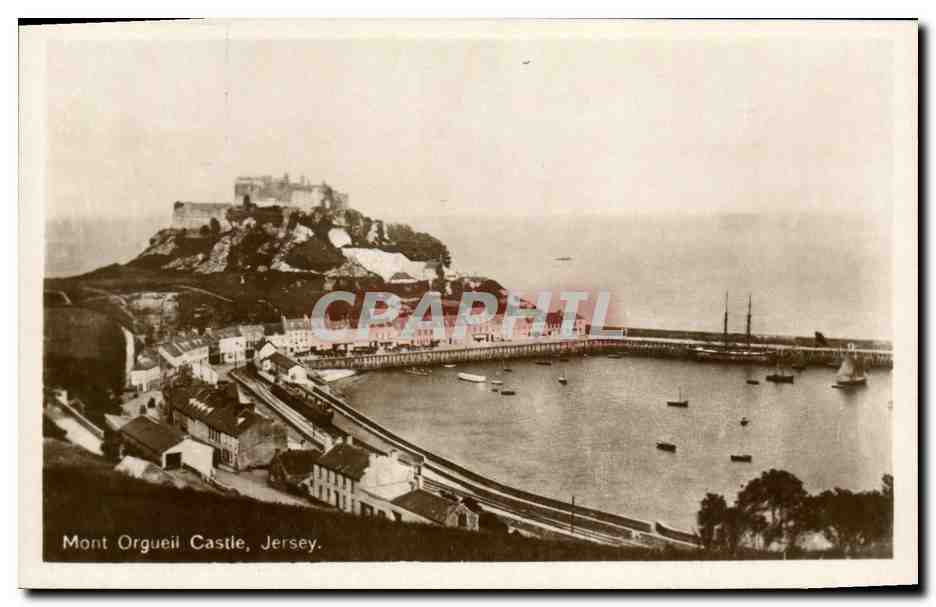 CPA Jersey Mont Orgueil Castle