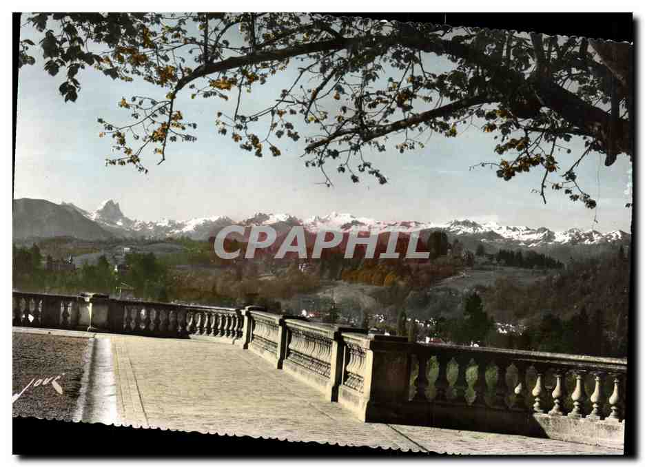 Pau (B-P.) - Ansicht der Pyrenäen von der Boulevards — Edition JOVE, Pau (Pyrenäen)
