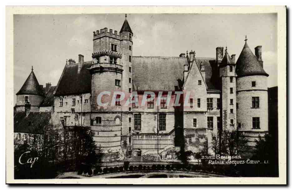 CPSM Bourges palais de Jacques Coeur 
