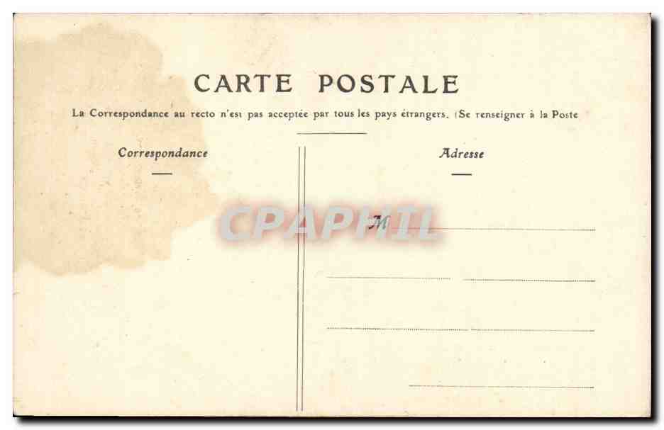 CPA La Lettre Anonyme — Rückseite