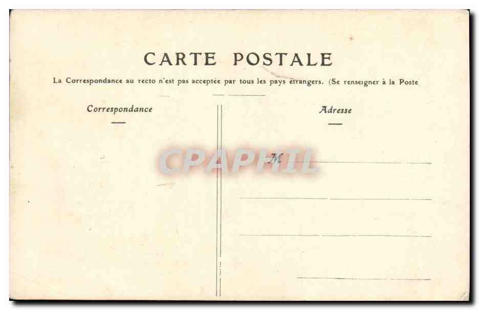CPA La Lettre Anonyme — Verso
