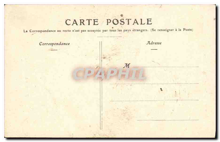 CPA Pensee Lointaine Femme — Rückseite