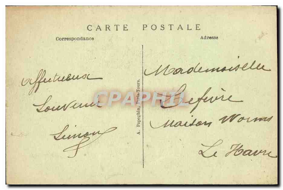 CPA Exposition Internationale Des Arts Decoratifs Paris 1925 pavillon du Commissariat General  — Verso