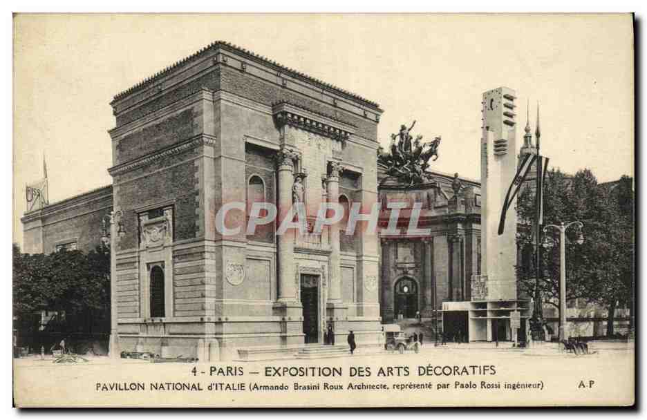 CPA Exposition Internationale Des Arts Decoratifs Paris Pavillon National d Italie