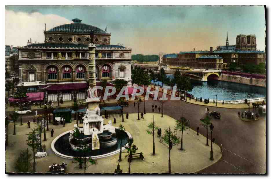 CPA Paris La Place De Chatelet