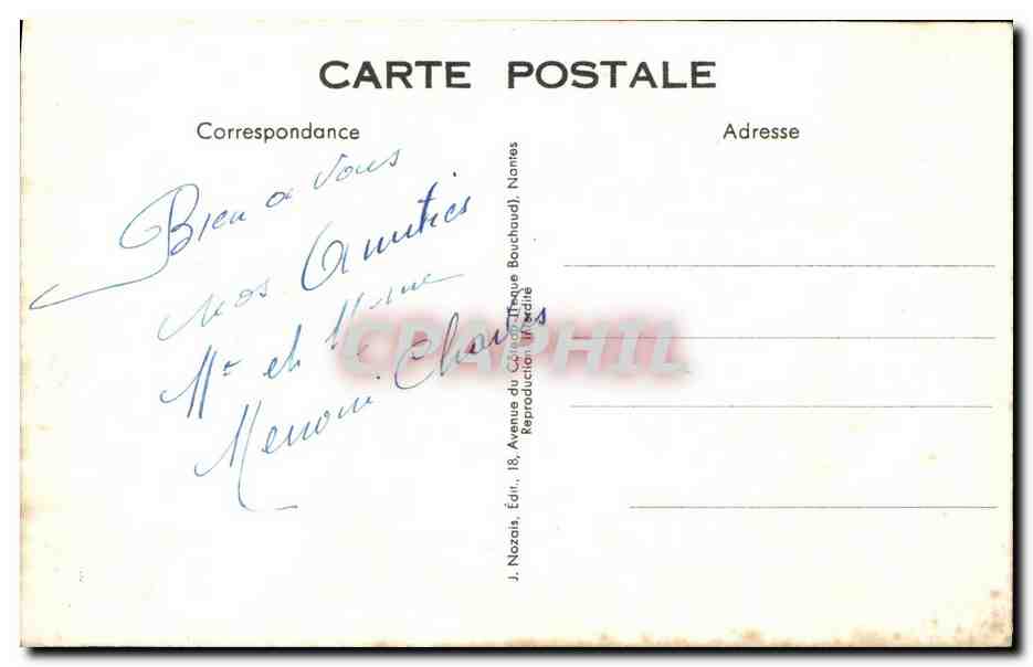 CPA Vous ne Me Paraissez Pas Avoir la Gaule Assez longue Peche Pecheur — Rückseite