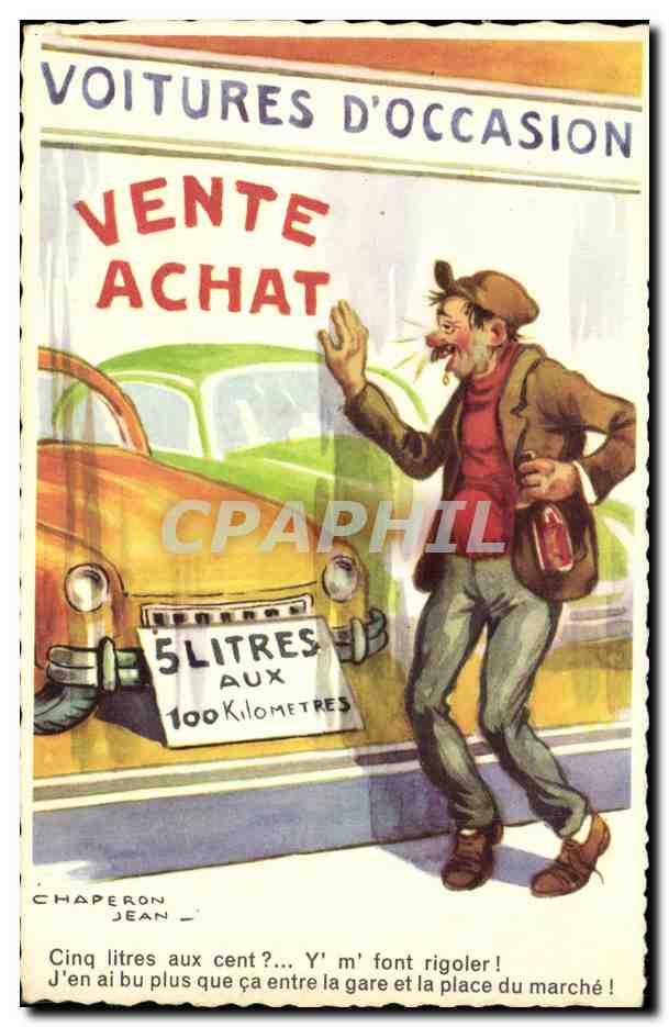 CPA Voitures d occasion Automobile Jean Chaperon 