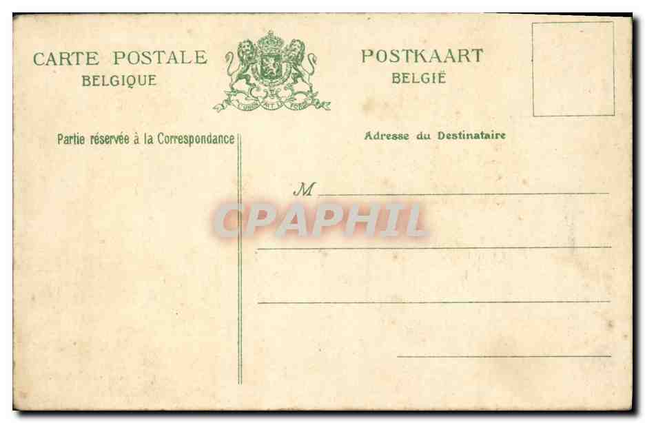 Napoléon de passage à Bruxelles — édition Marcovici, Bruxelles, n° 8153 — Verso