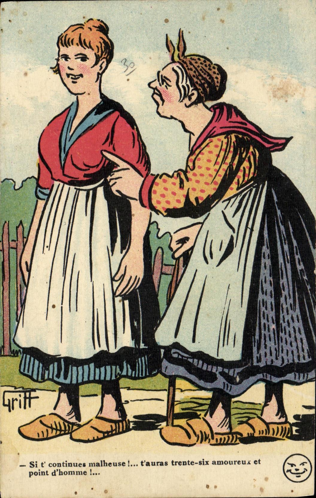 Deux femmes en conversation — Grift — n°473
