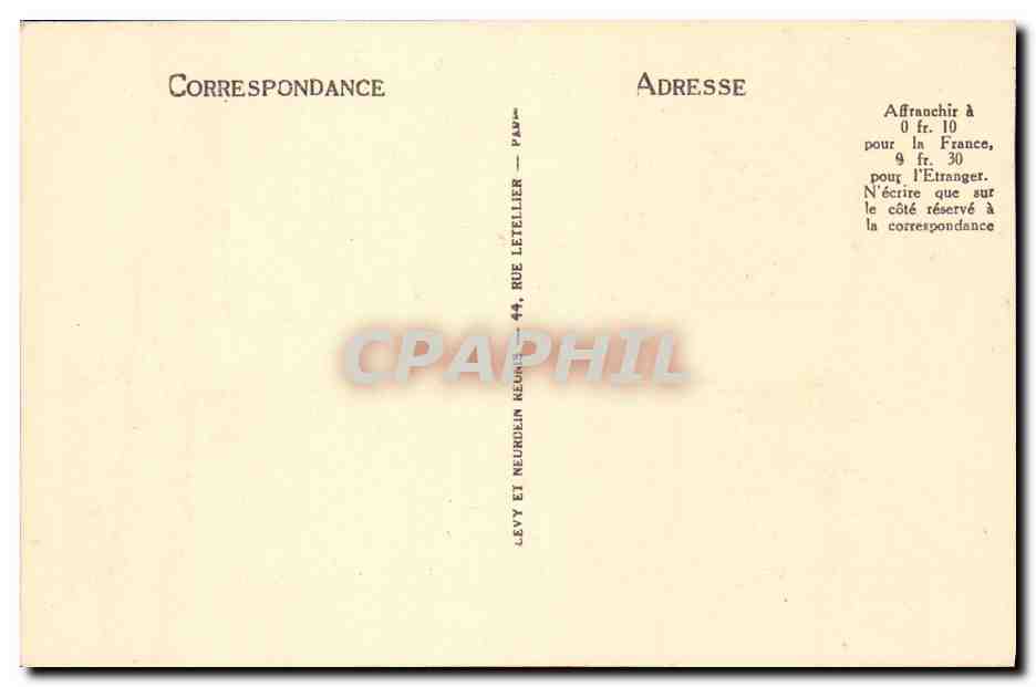 CPA Paris L Eglise de la Madeleine — Verso