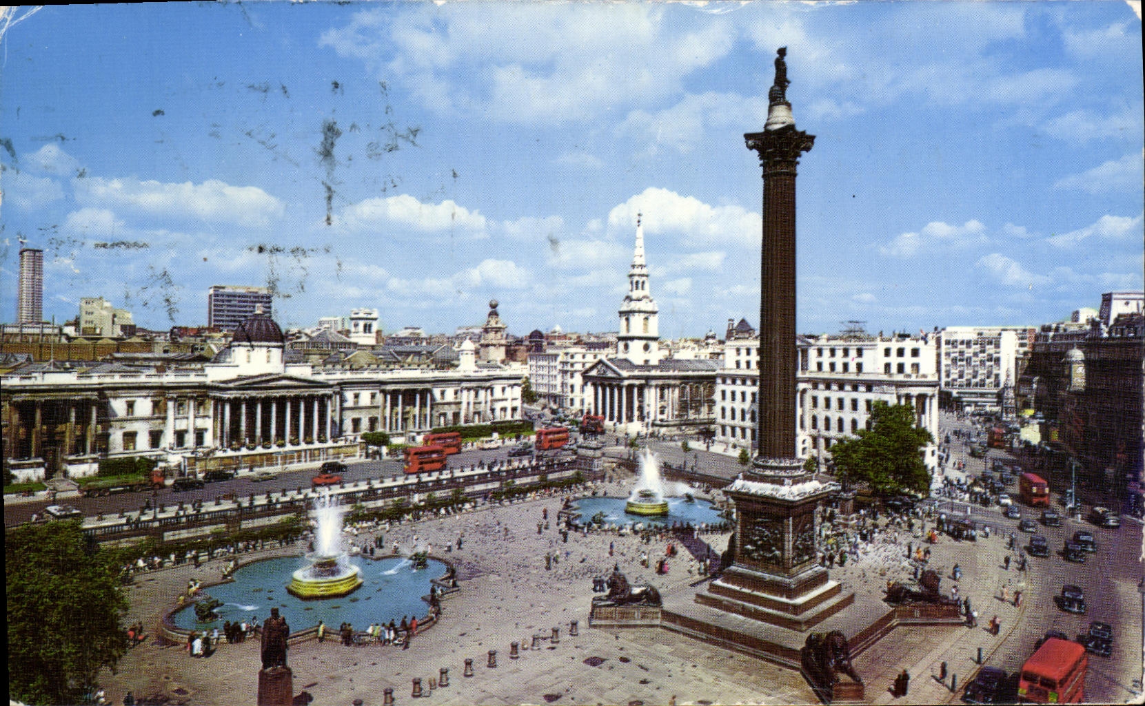 CPM London Trafalgar Square Nelson s Column