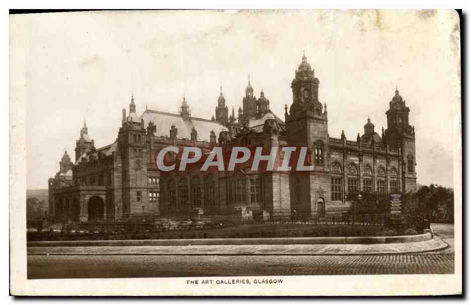 CPA The Art Galleries Galsgow