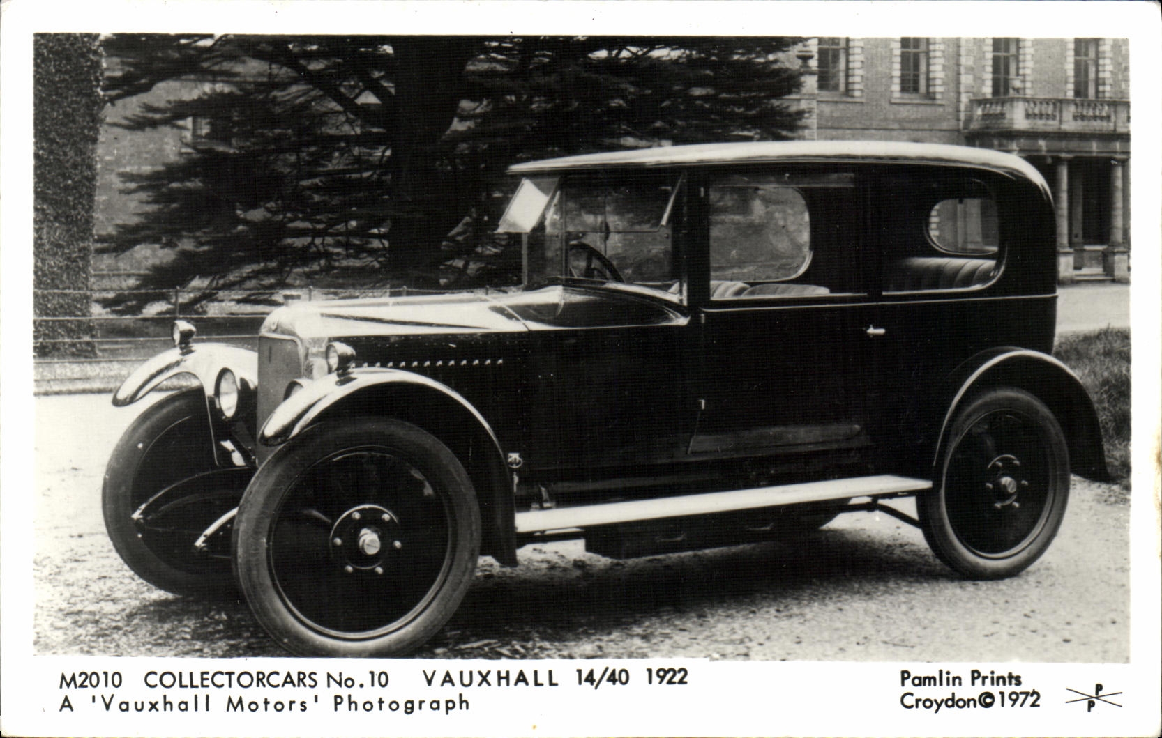 CPA Collectorcars Vauxhall 1922 Croydon