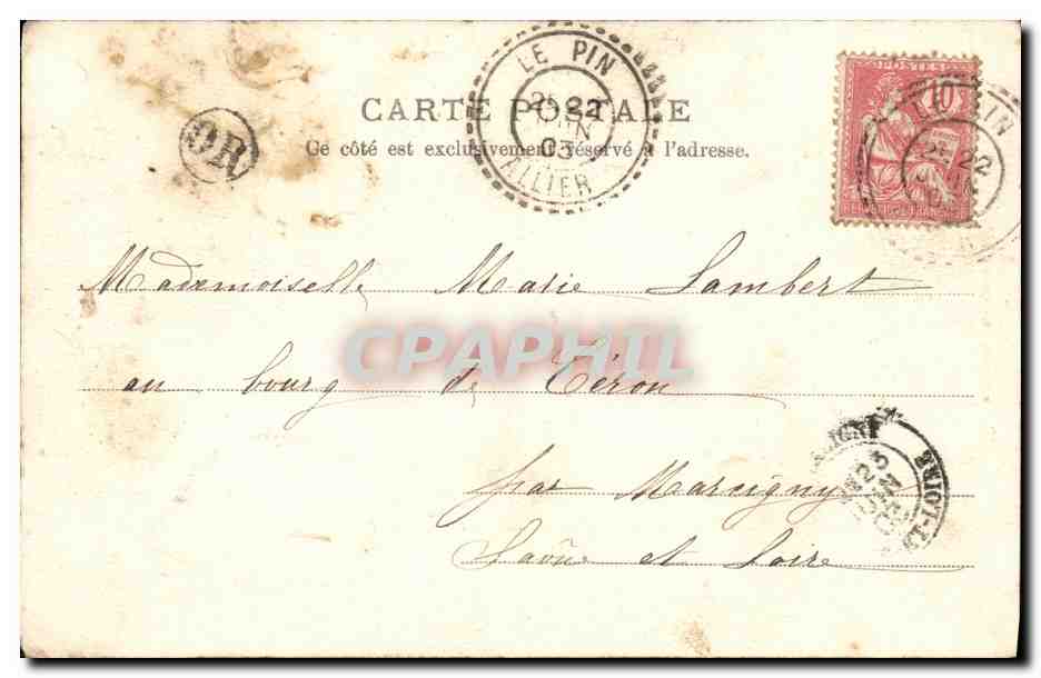 Château de Foudras la Fouillouse près Roanne — Librairie Mme Tournante - Bassac — Verso