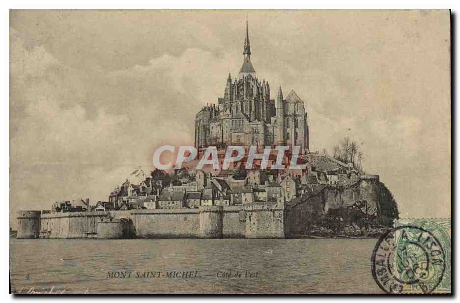 Monte Saint-Michel — Côte de Pent — editore sconosciuto, numero di serie non visibile