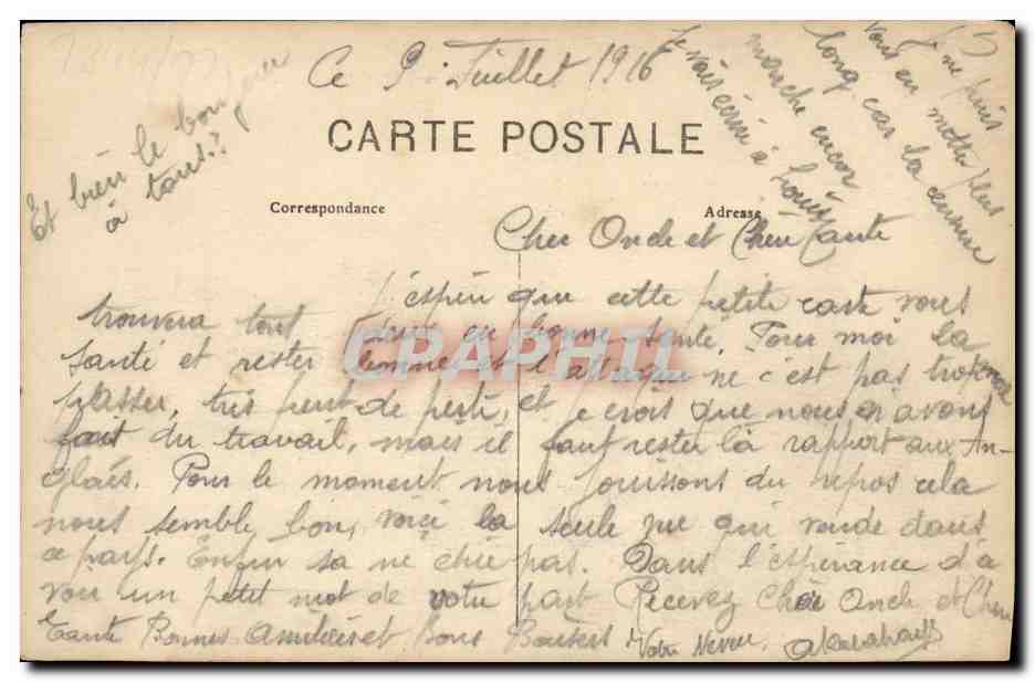 CPA Lamothe en Santerre L Eglise — Back