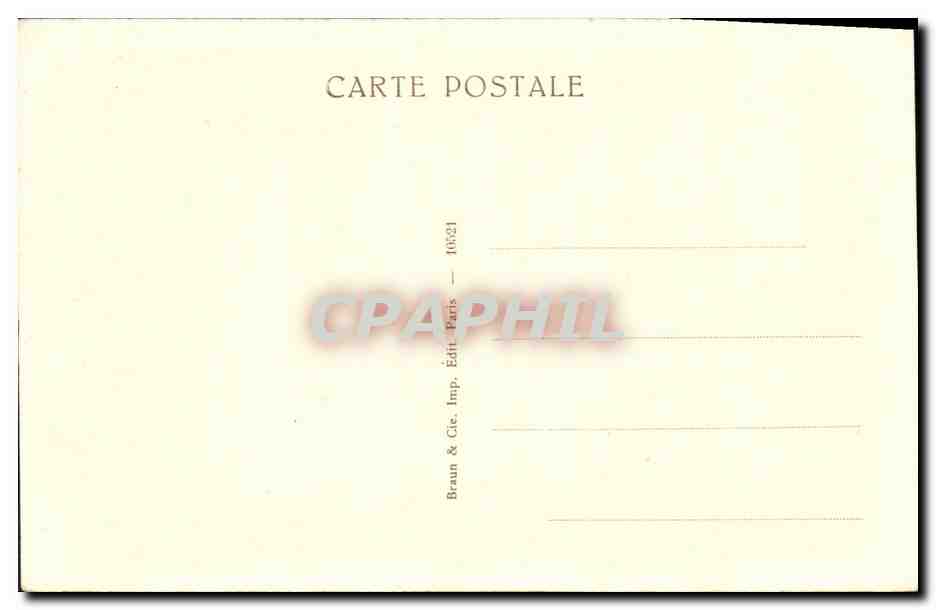CPA Portralts De Le Brun Et De Sa Fille Musee du Louvre Paris  — Verso