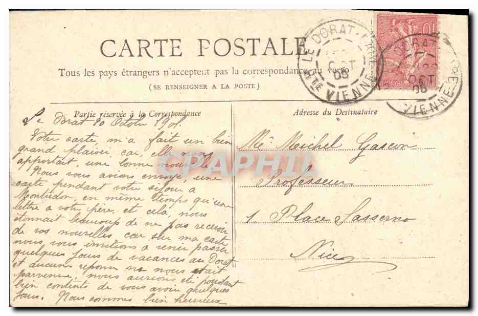 CPA Paris Eglise Notre Dame Collection Petit Journal — Verso