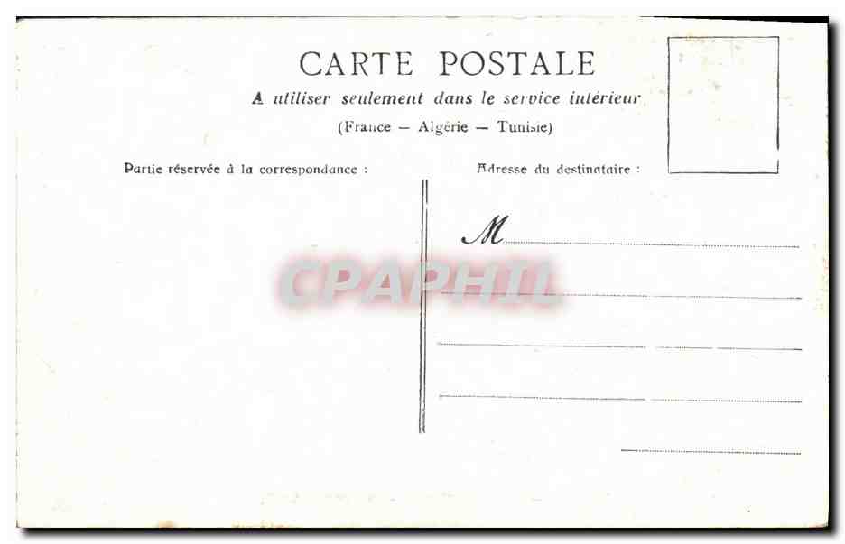 CPA Paris Eglise Notre Dame Ile St Louis — Verso