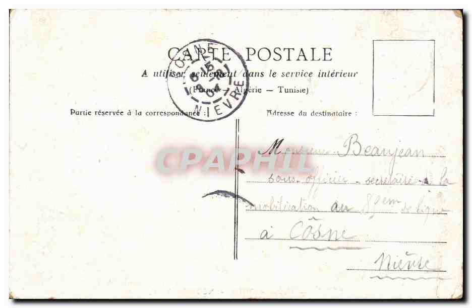 CPA Paris Eglise Notre Dame Ile St Louis — Verso