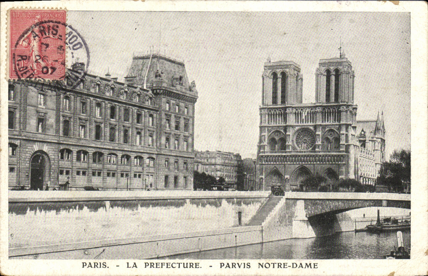CPA Paris Eglise Notre Dame Ile St Louis