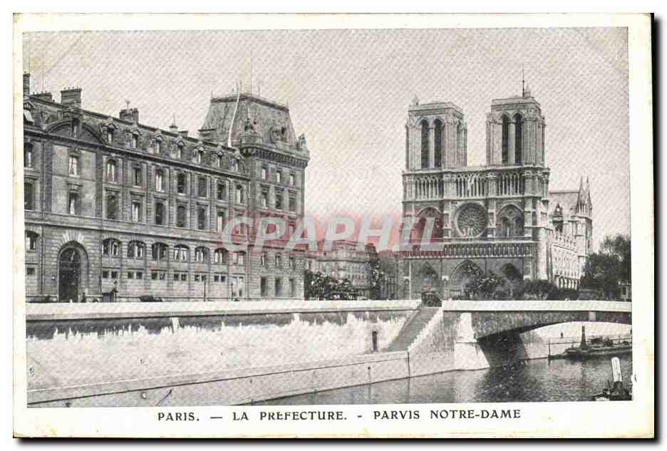CPA Paris Eglise Notre Dame La Prefecture