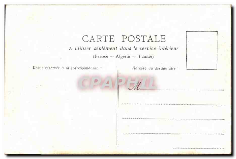 CPA Paris Eglise Notre Dame La Prefecture — Verso