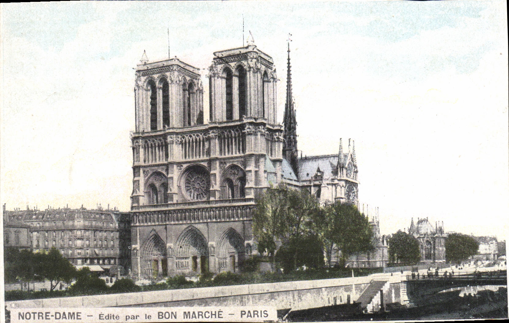 CPA Paris Eglise Notre Dame Bon Marche
