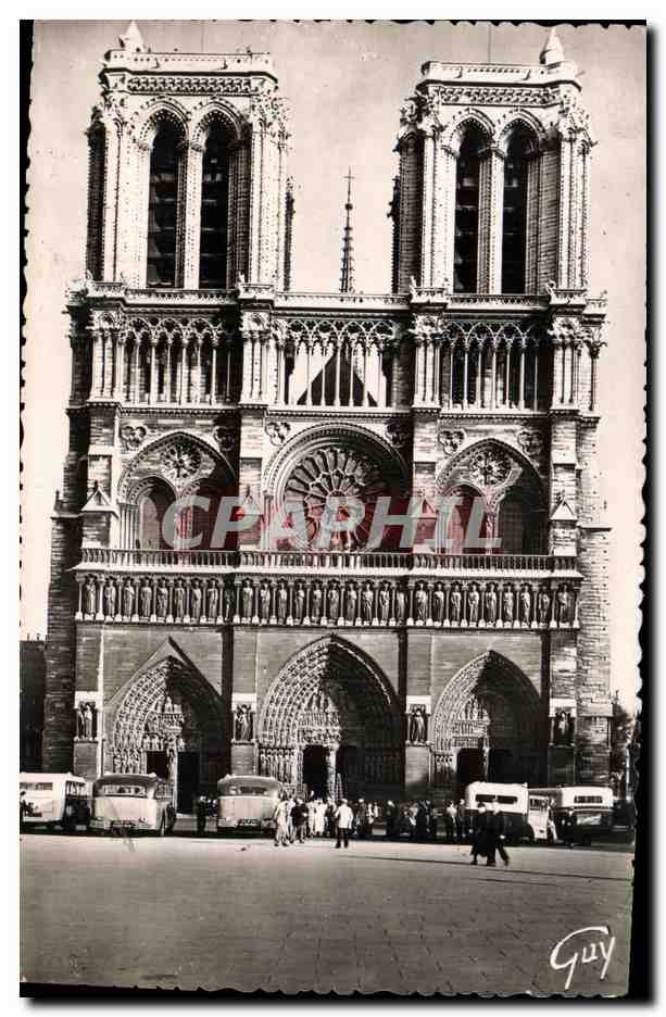 CPA Paris Et Ses Merveilles Facade de la Cathedrale