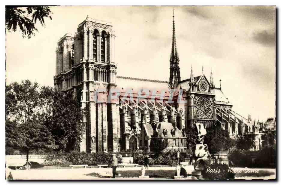 CPA Paris notre Dame Cathedral