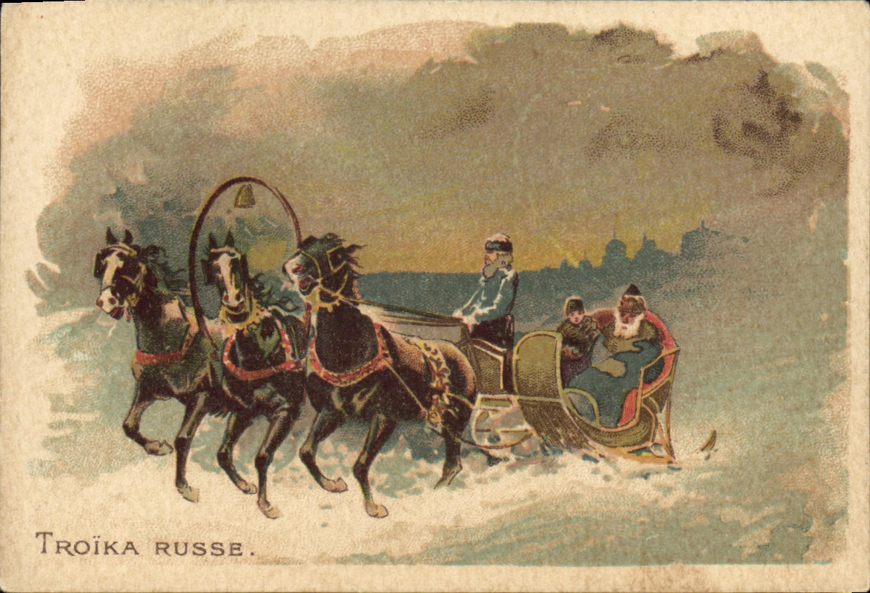 Chromo Troika Russe Maison Paul Mairesse Cambrai Chicoree Russia Russie