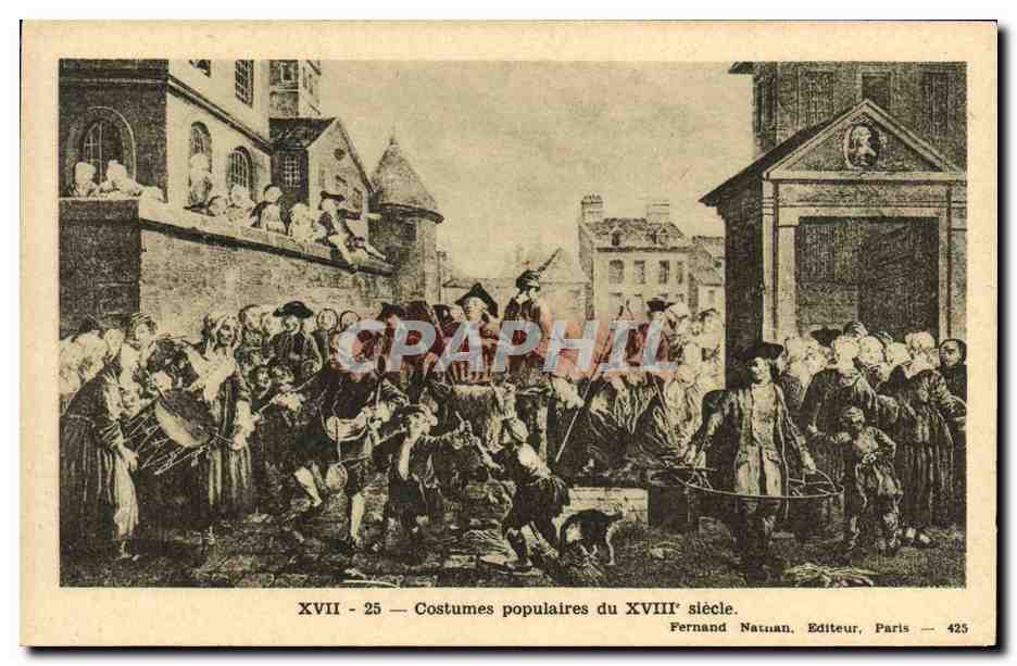 CPA Costumes Populaires Du 18eme Folklore 