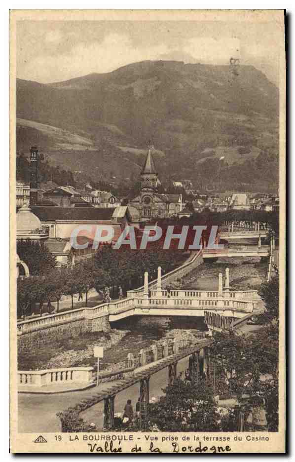 La Bourboule - Vue prise de la terrasse du Casino — Vallée de la Dordogne — n°19