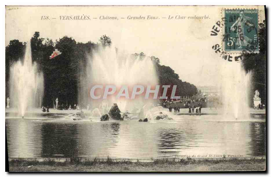 CPA Versailles Chateau Grandes Eaux