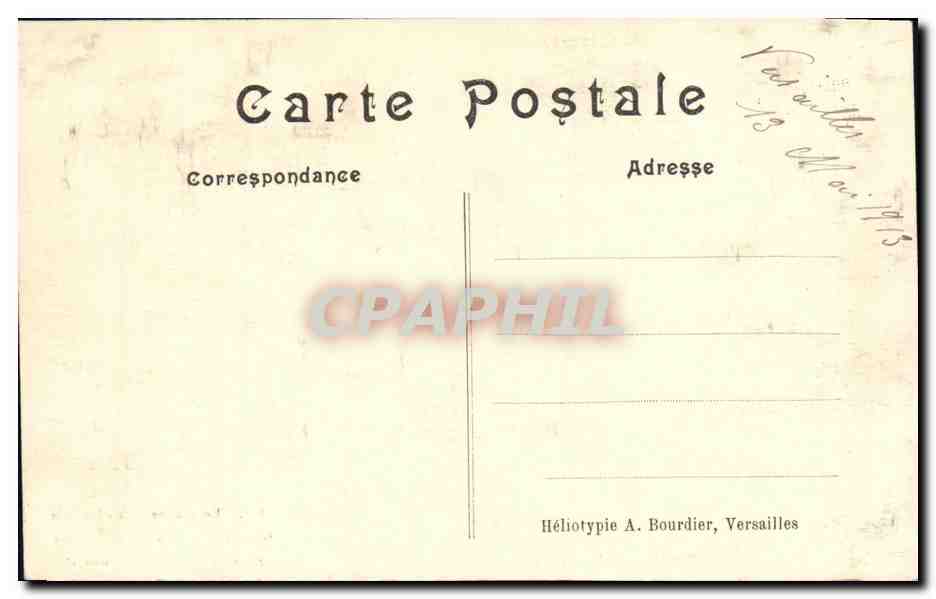 CPA Versailles Palais du Grand Trianon Petit Salon particulier de Napoleon 1er — Verso