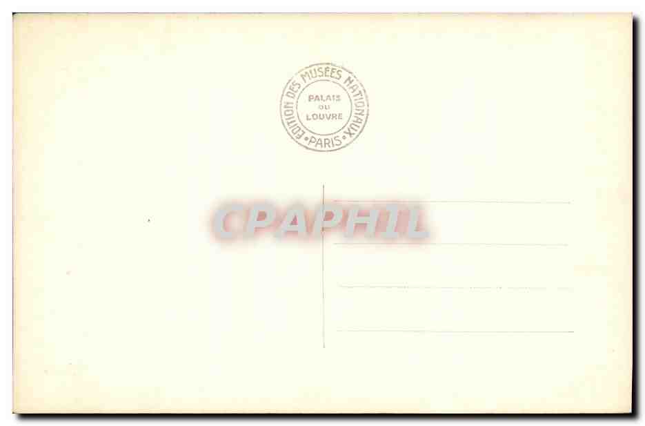 CPA Versailles Palais De La Chapelle — Rückseite