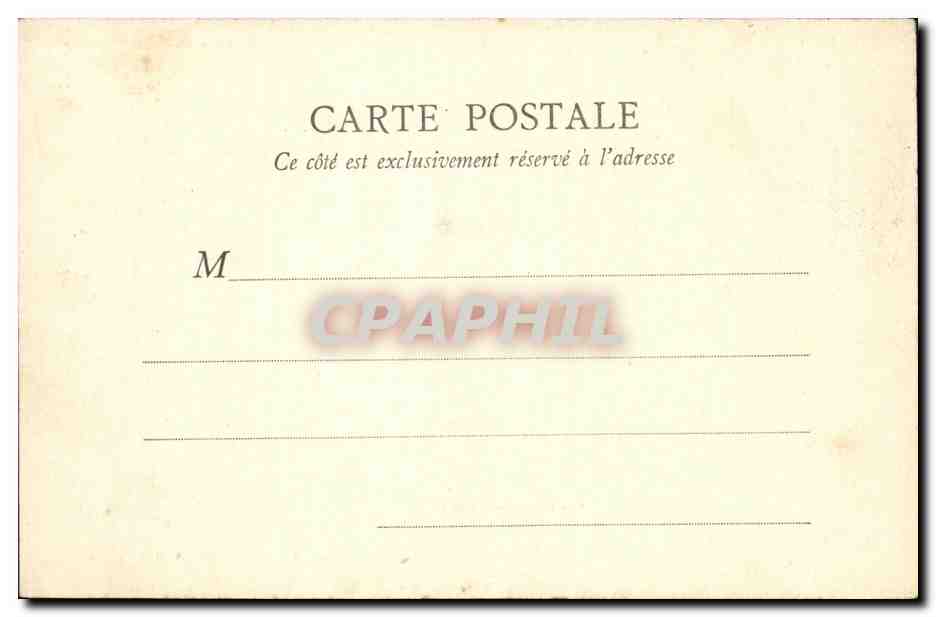 CPA Versailles Les Trois Fontaines — Rückseite