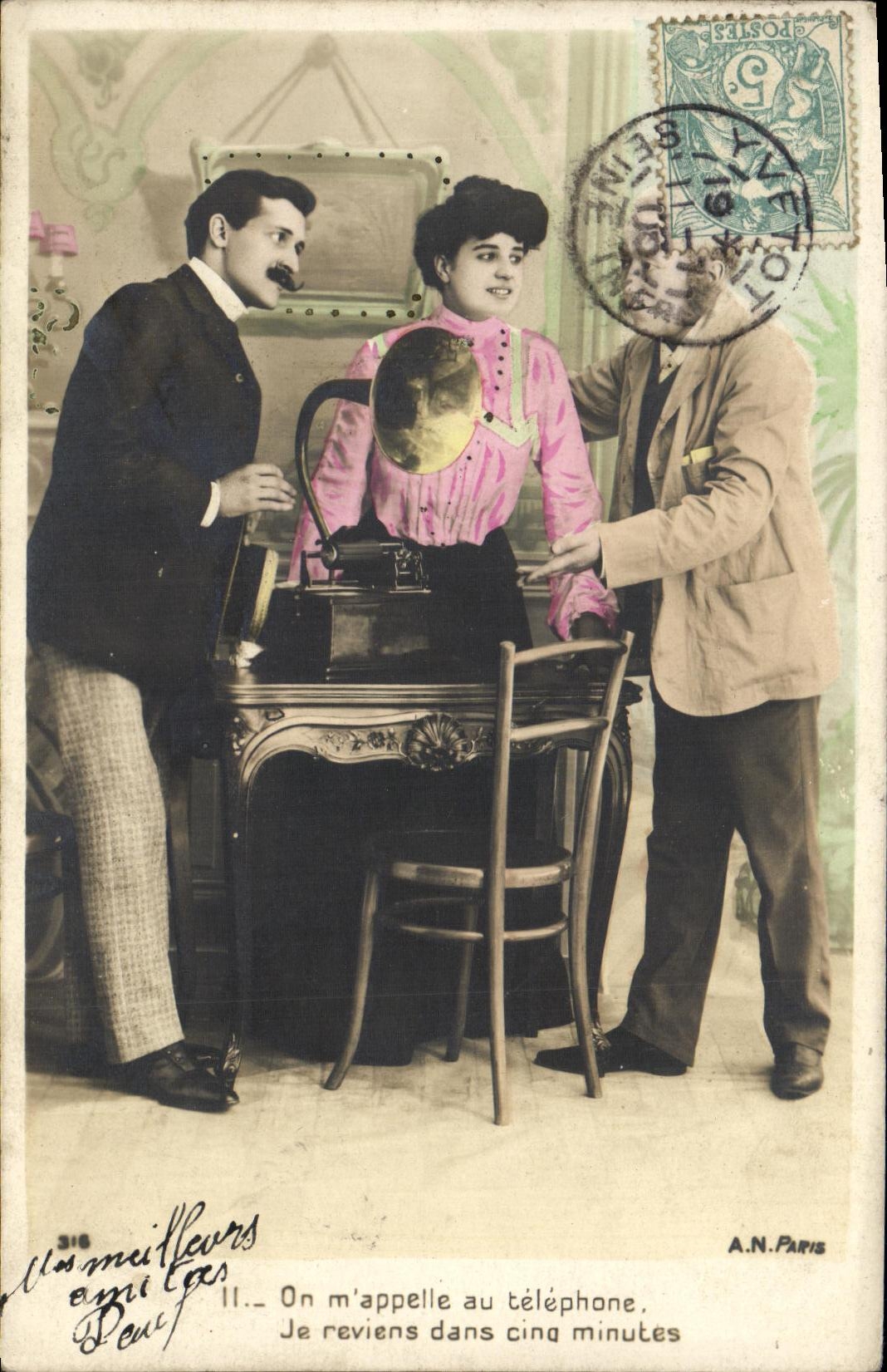 Deux amis — On m'appelle au téléphone — A.N. PARIS n°316