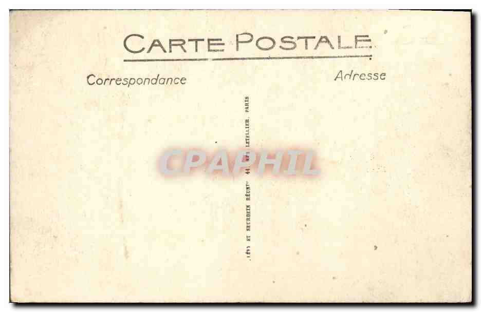 CPA Paris L Opera Le Foyer — Verso