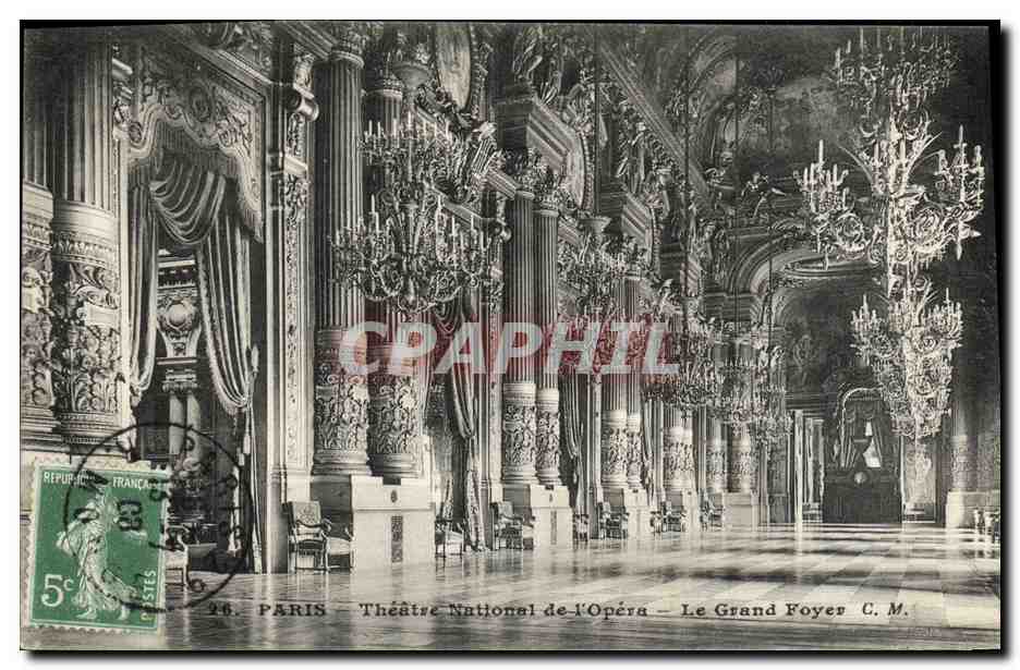 CPA Paris Theatre National de l Opera Le Grand Foyer