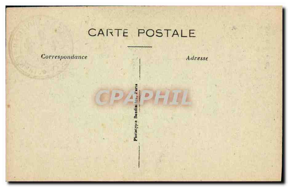 CPA Tombeau du Louis XIV Abbaye de Saint Denis — Verso