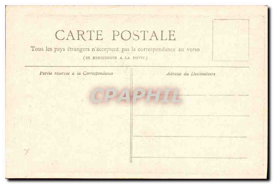 CPA Collection Petit Journal Paris Horolge du Palais de Justice — Rückseite