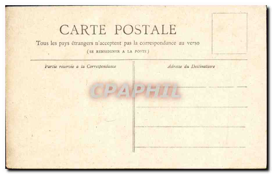 CPA Collection Petit Journal Paris Horolge du Palais de Justice — Rückseite