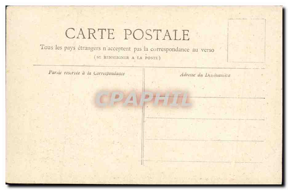 CPA Collection Petit Journal Paris Horolge du Palais de Justice — Rückseite