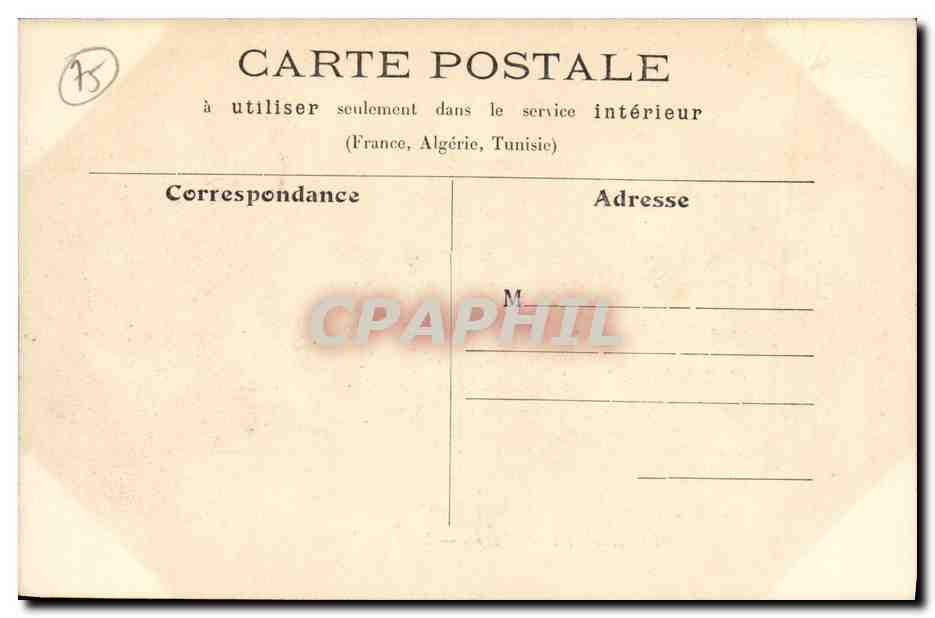 CPA La Seine a travers Paris La Seine a Austerlitz — Rückseite