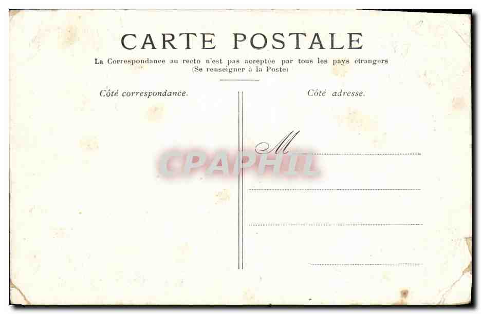 CPA Paris Le Trocadero Chocolat Guerin Boutron paris  — Rückseite