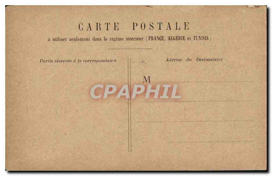 CPA Paris Tour Eiffel Peniche — Rückseite